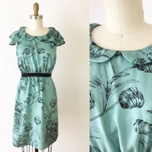 ANTHROPOLOGIE Leifsdottir Silk Iskaldur Dress 10
